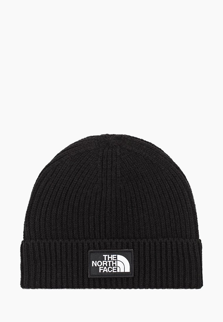 north face beanie logo box