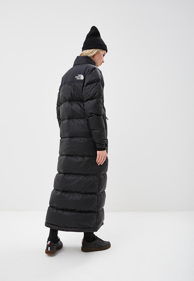 North face nuptse duster cheap black