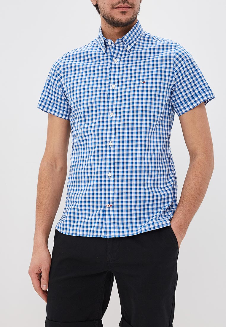 Рубашка Tommy Hilfiger, цвет: голубой, TO263EMEBPX5 — купить в  интернет-магазине Lamoda