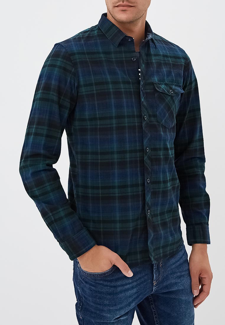 Рубашка Tom Tailor Denim, цвет: синий, TO793EMCMZQ9 — купить в интернет ...