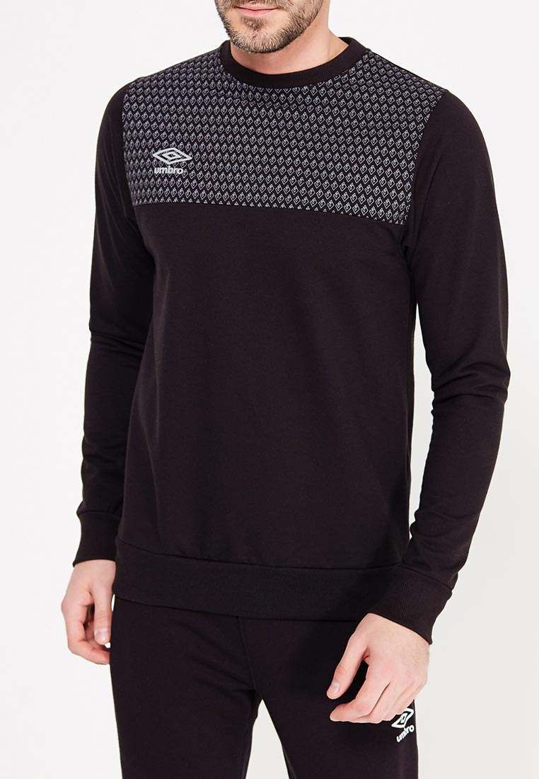 Свитшот Umbro CUSTOM COTTON TOP, цвет: черный, UM463EMYFW23 — купить в ...