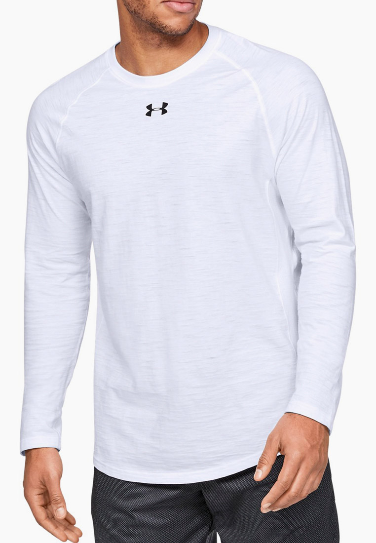 Under Armour белый лонгслив