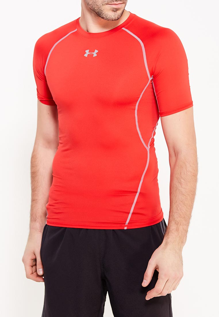 Футболка компрессионная Under Armour UA HG ARMOUR SS, цвет: красный ...