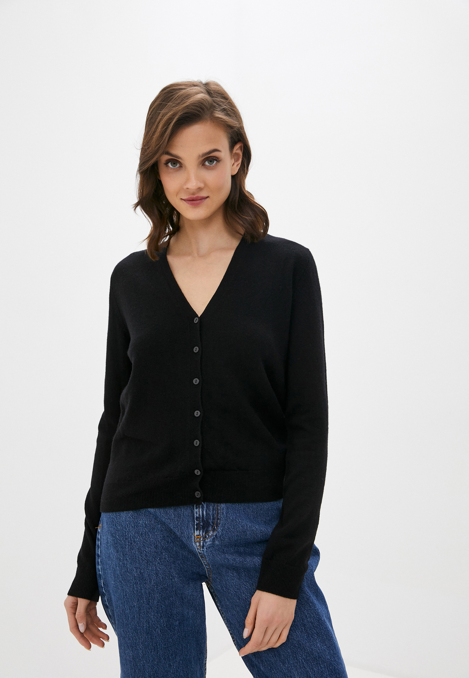 Кардиган United Colors of Benetton, цвет: черный, RTLADQ947201 — купить ...