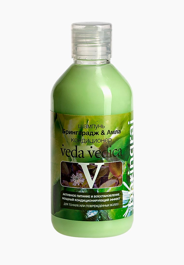 Шампунь Veda Vedica Брингарадж и Амла, 250 мл, цвет: зеленый ...