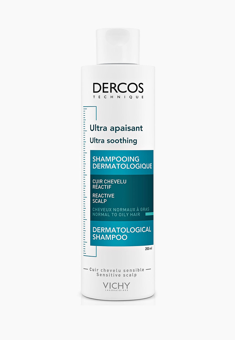 Шампунь Vichy Dercos. Успокаивающий, без сульфатов, для нормальных и ...