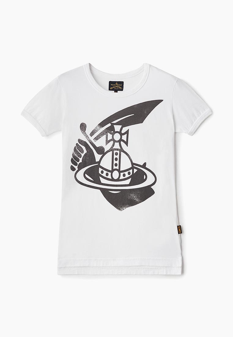 Футболка Vivienne Westwood Anglomania, цвет: белый, VI989EWDLTM7