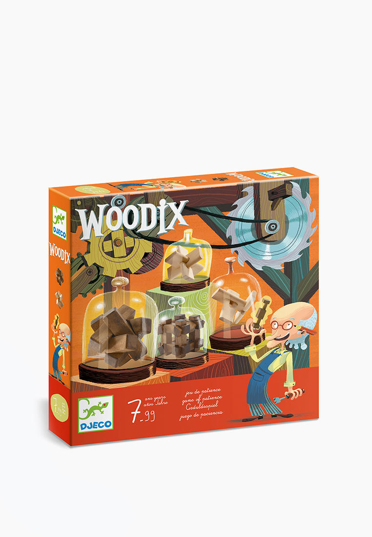 Игрушка развивающая Djeco Деревянные головоломки, цвет: мультиколор ...