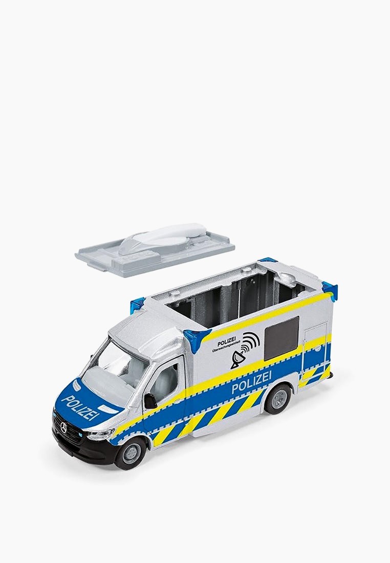 Машинка полицейская Siku Mercedes-Benz Sprinter, цвет: серебряный