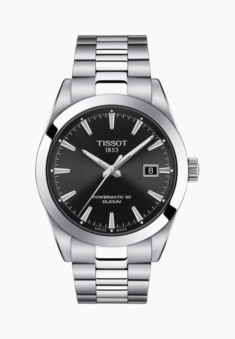 TissotЧасыT1274071105100GENTLEMANPOWERMATIC80SILICIUM