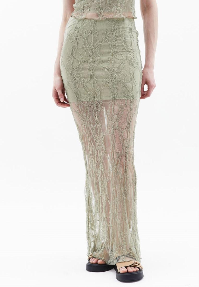 Юбка OXXO, цвет: хаки, XD001XW00MTX — купить в интернет-магазине Lamoda