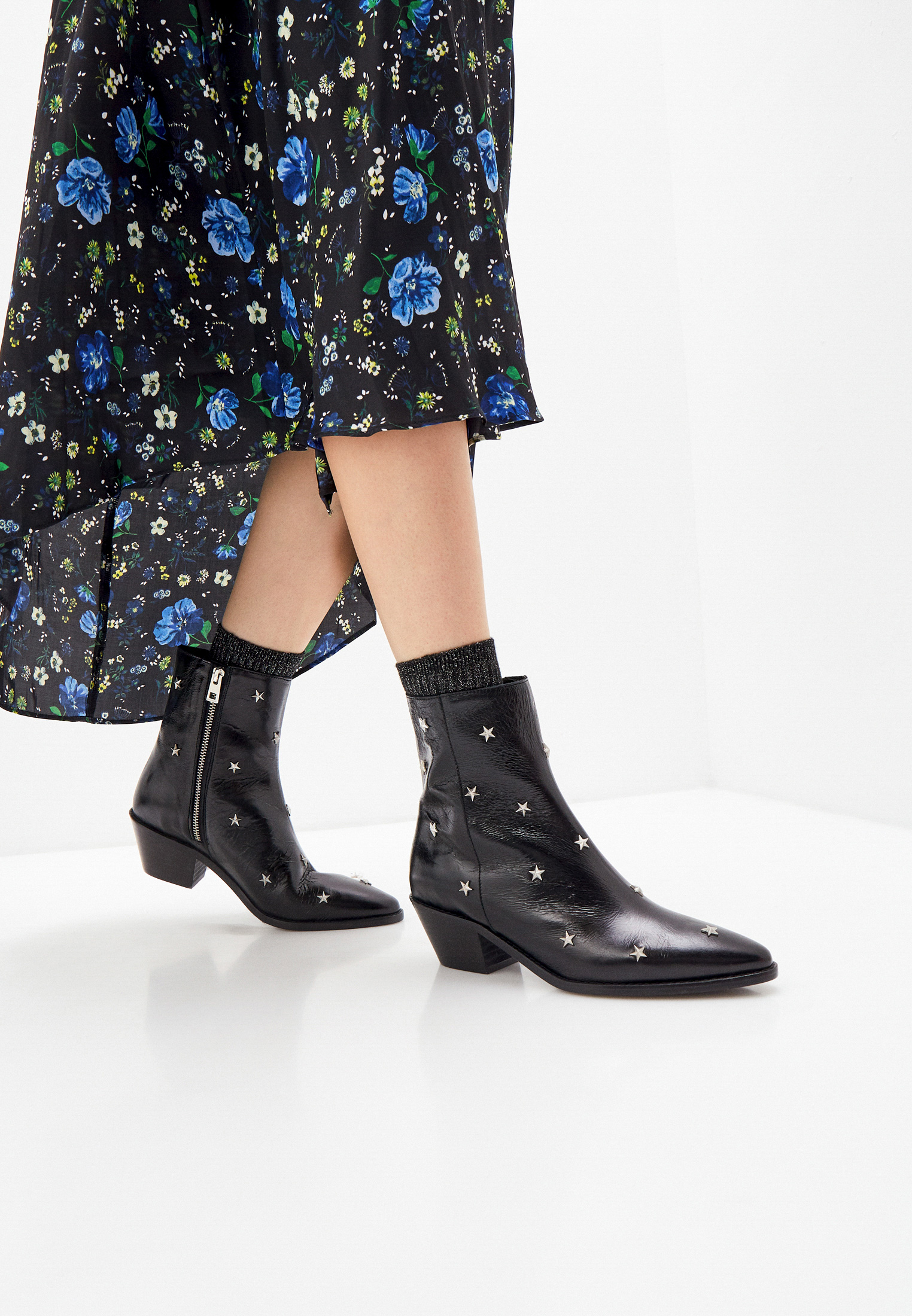 Ботинки Zadig & Voltaire TYLER VINTAGE P, цвет: черный